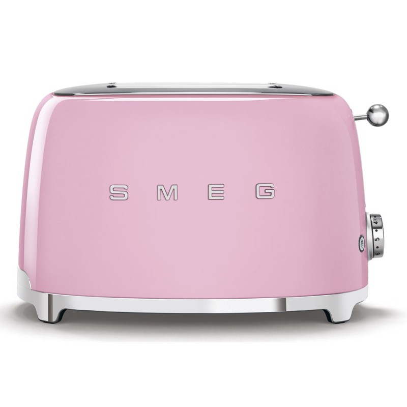 Tostador Smeg TSF01PKEU, 50' Style, Rosa