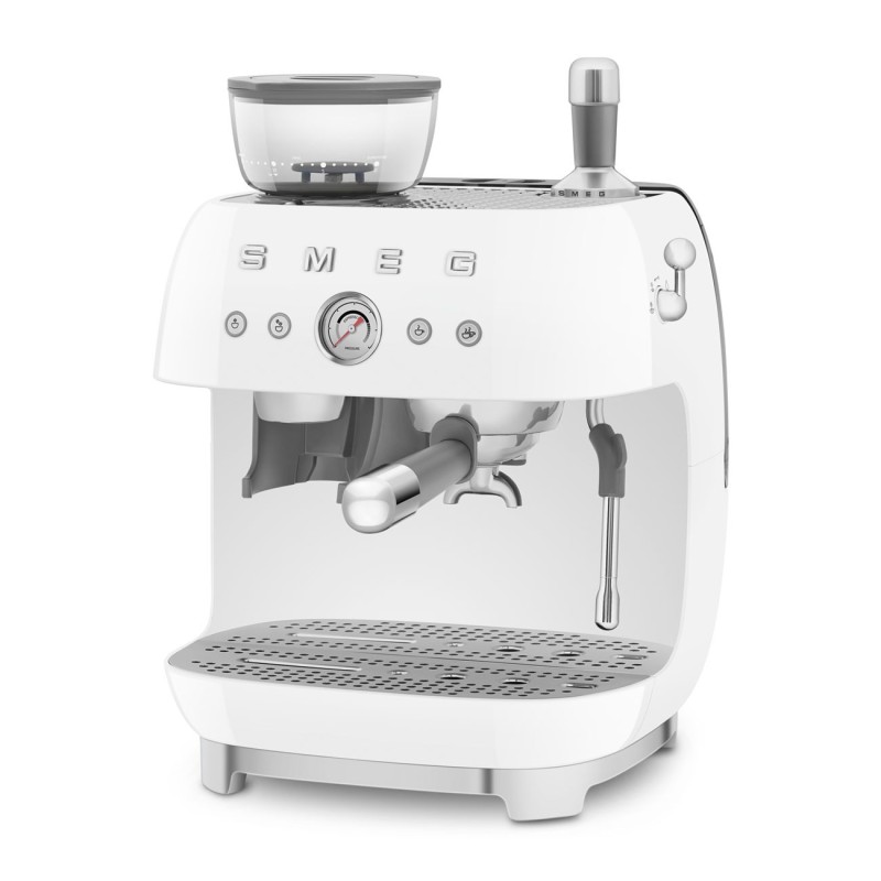 Cafetera Espresso Smeg EGF03WHEU,  con m