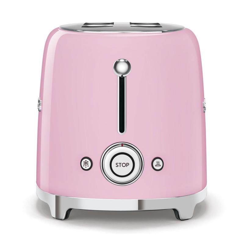 Tostador Smeg TSF02PKEU, 50' Style, Rosa