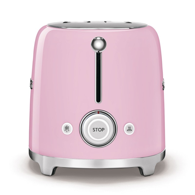 Tostador Smeg TSF02PKEU, 50' Style, Rosa