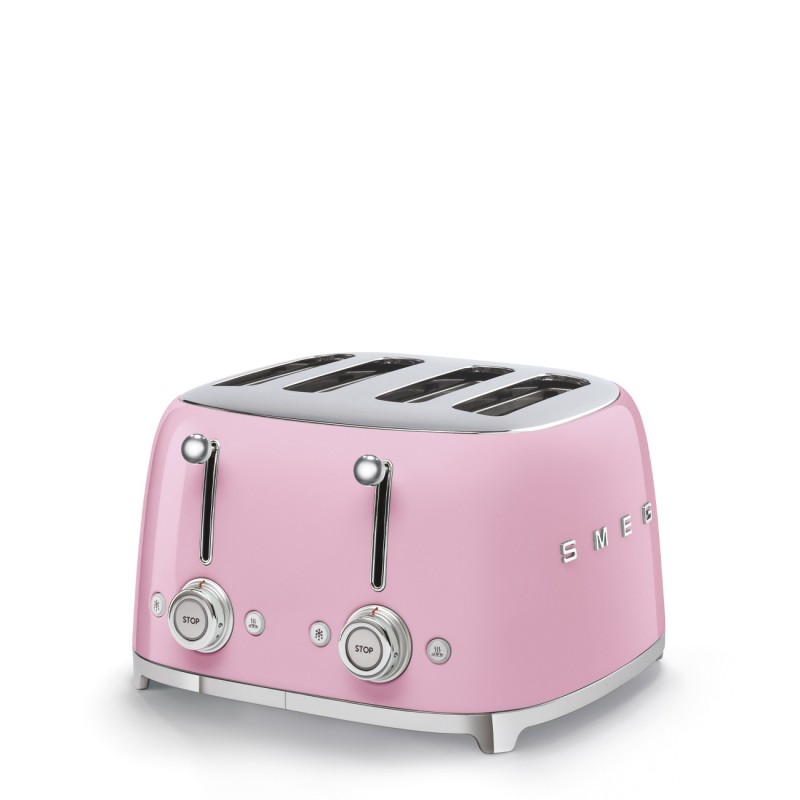 Tostador Smeg TSF03PKEU, 50' Style, Rosa