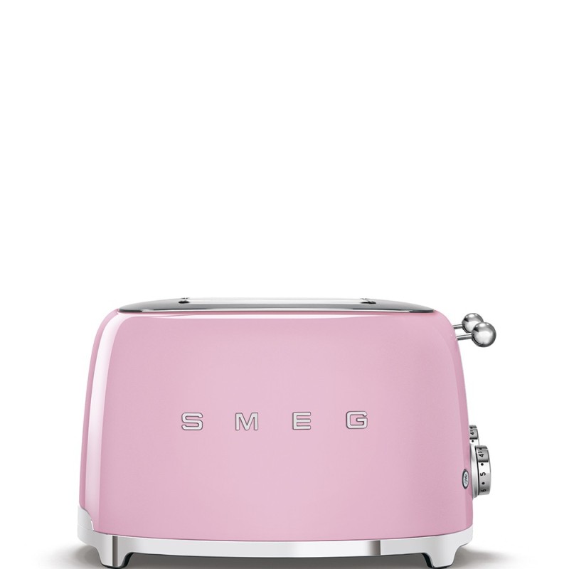 Tostador Smeg TSF03PKEU, 50' Style, Rosa
