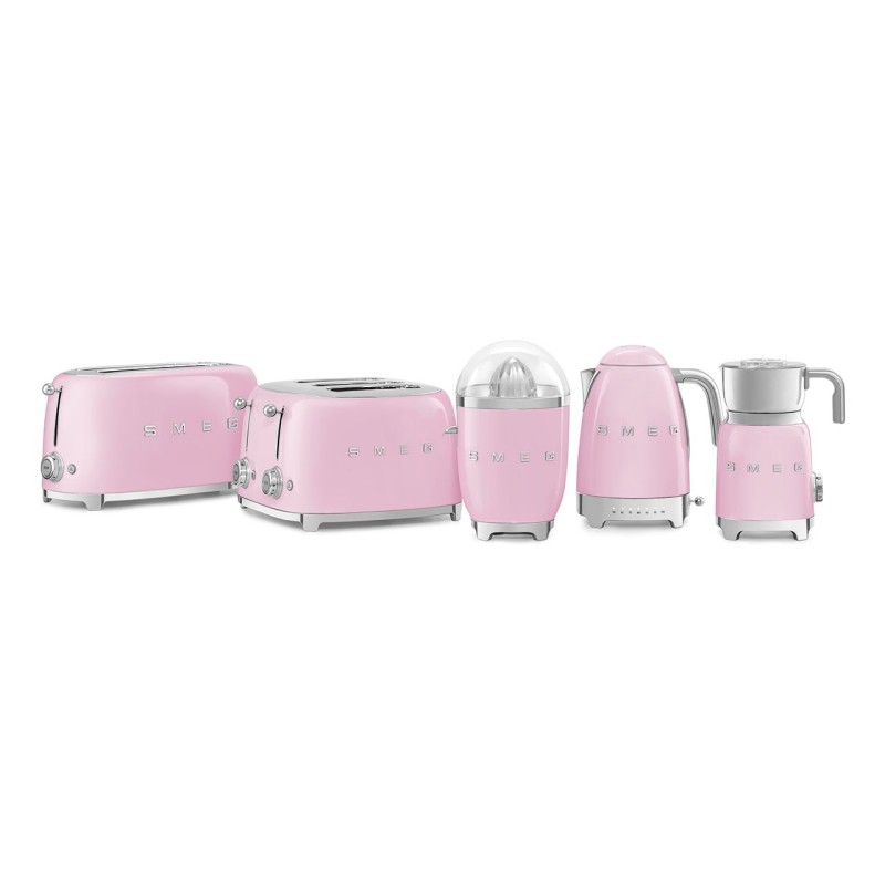 Tostador Smeg TSF03PKEU, 50' Style, Rosa