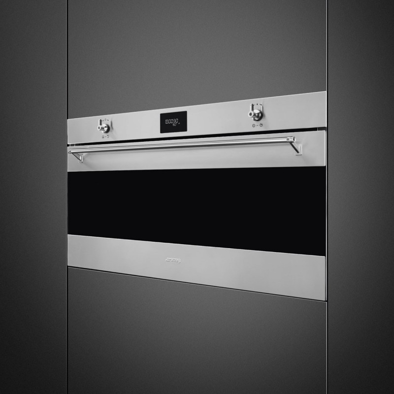 Horno Smeg SFPR9301TX, Fondo reducido, 9
