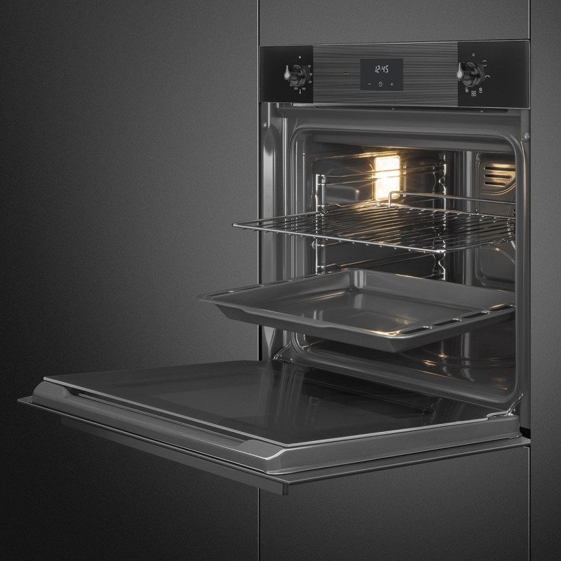 Horno Smeg SF6100VB3, termoventilado mul