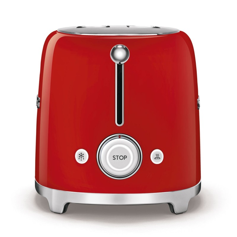 Tostador Smeg TSF02RDEU, 50' Style, Rojo