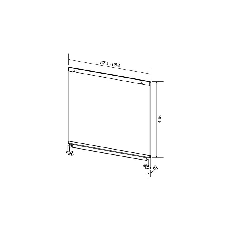 Acc. Smeg CC60X, Tapa para encimeras S60