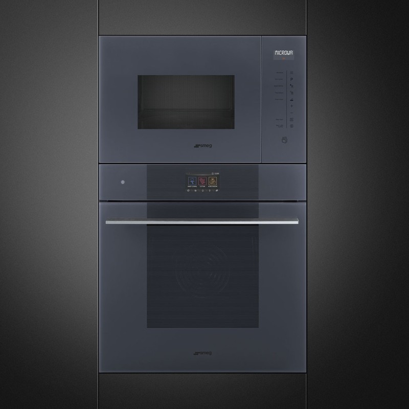 Microondas Smeg FMI125G, con grill, Esté