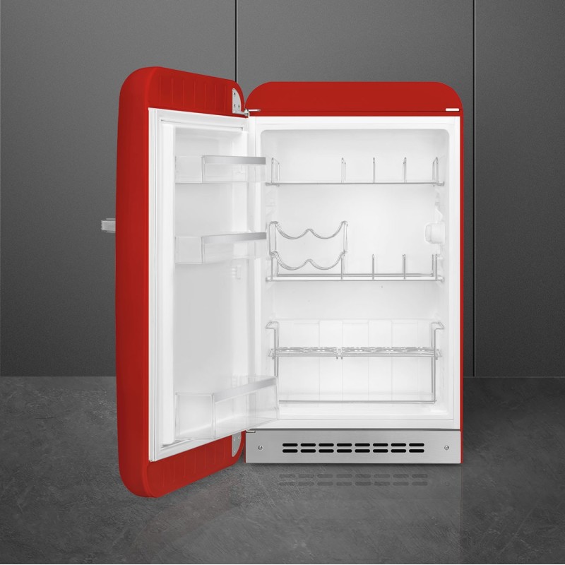 Frig 1p Smeg FAB10HLRD6, 50' Style, Está