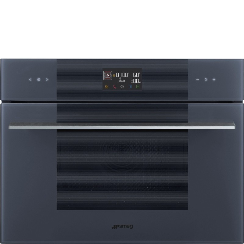 Horno + Micro Smeg SO4102M1G, Compacto 4