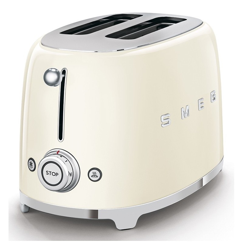 Tostador Smeg TSF01CREU, 50' Style, Crem