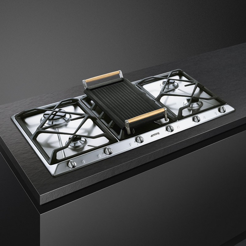 Placa Smeg SRV596GH5,  Gas, Estética Con