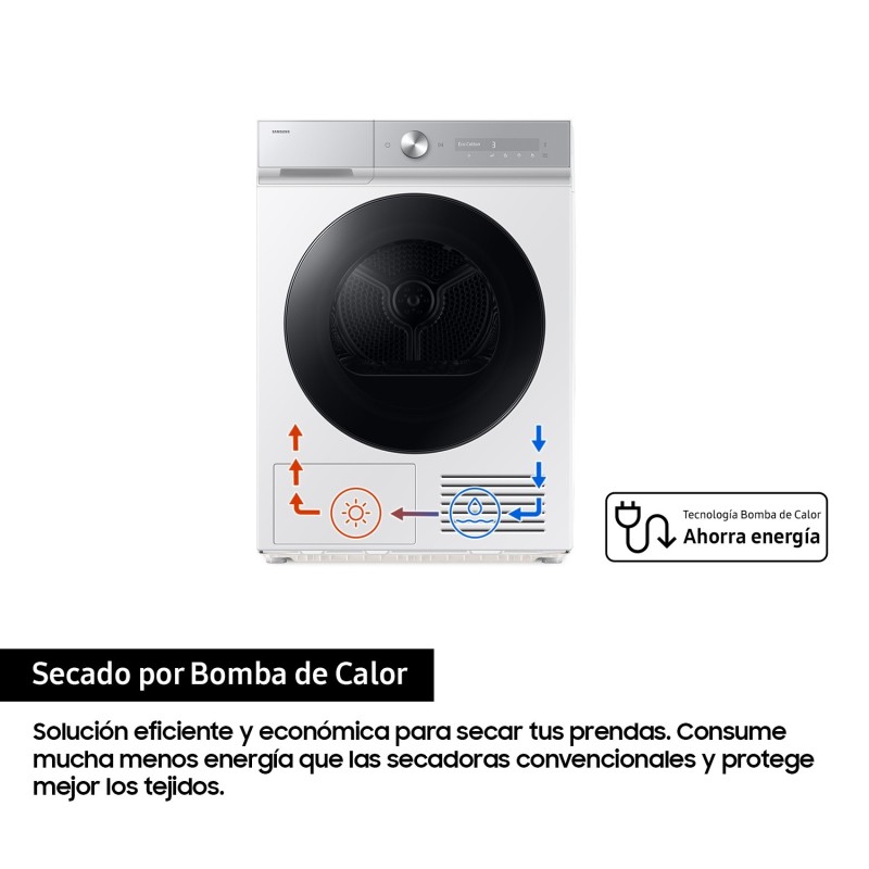 Secadora Samsung DV90DB8845GHU3, A, 9 KG