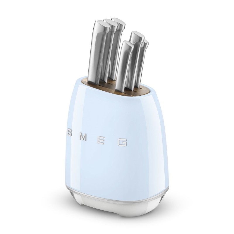 Set de Cuchillos Smeg KBSF02PB, 50's sty