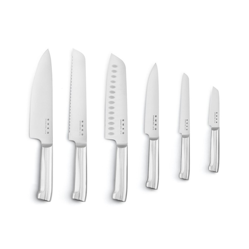 Set de Cuchillos Smeg KBSF02PB, 50's sty