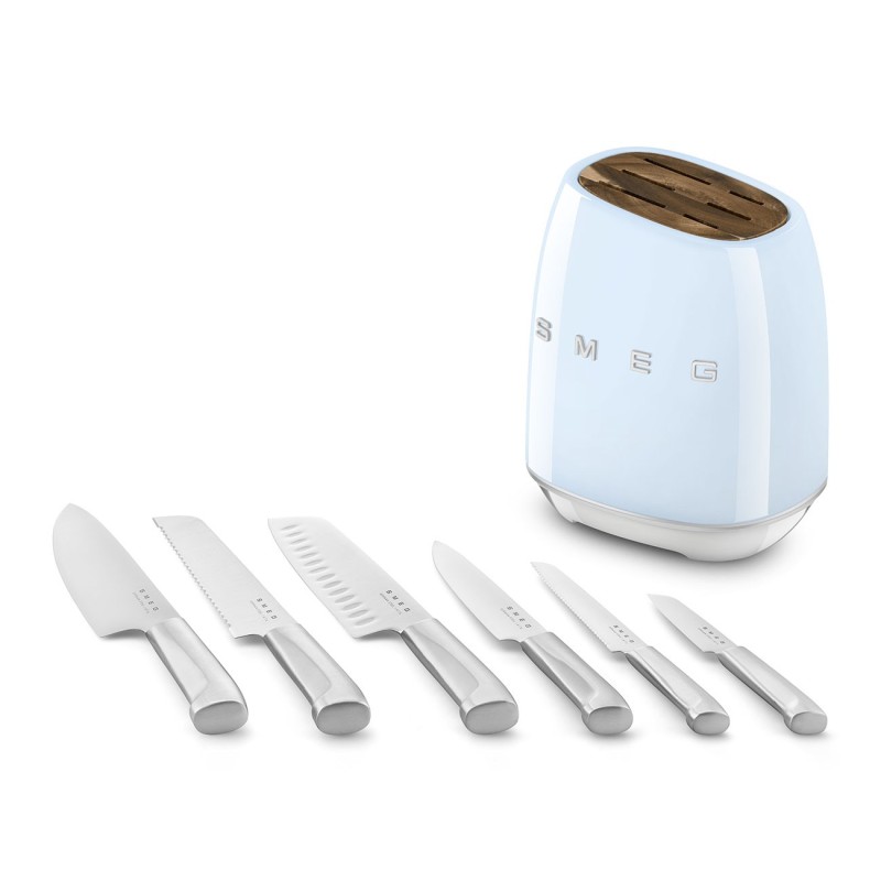 Set de Cuchillos Smeg KBSF02PB, 50's sty