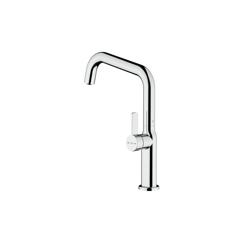 Grifo Teka OVAL 914 CROMO, Caño alto gir