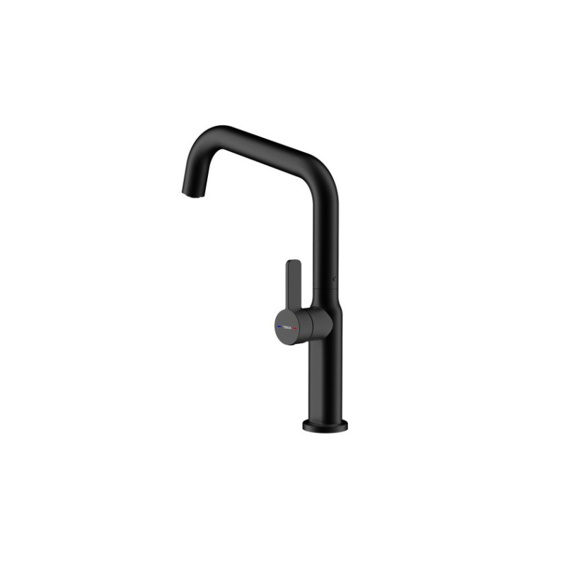 Grifo Teka OVAL 914 NEGRO, Caño alto gir