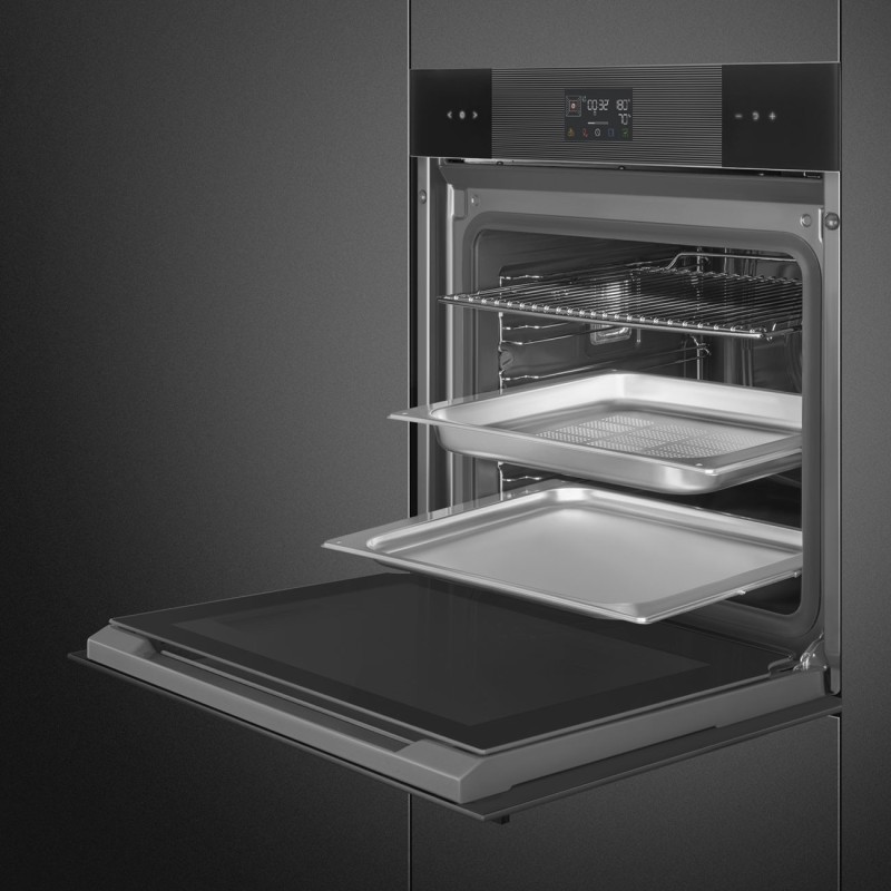 Horno Smeg SO6102S3PB3, 60 cm, Línea, Ne