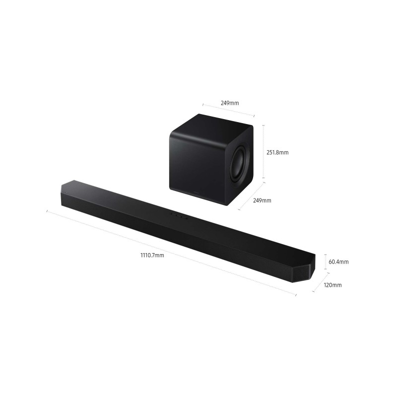 Barra de sonido Samsung HWQS700FZF,  Dol