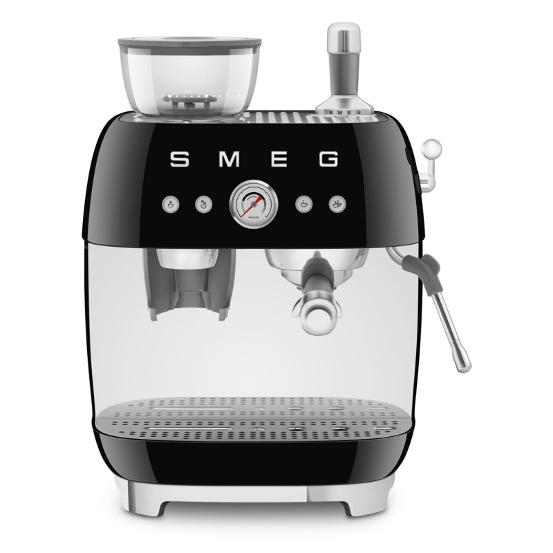 Cafetera Espresso Smeg EGF03BLEU, con m