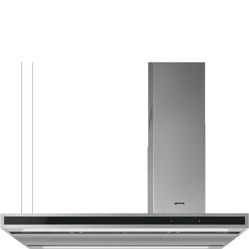 Campana Smeg KLTI12L4X,  isla, Estetica 