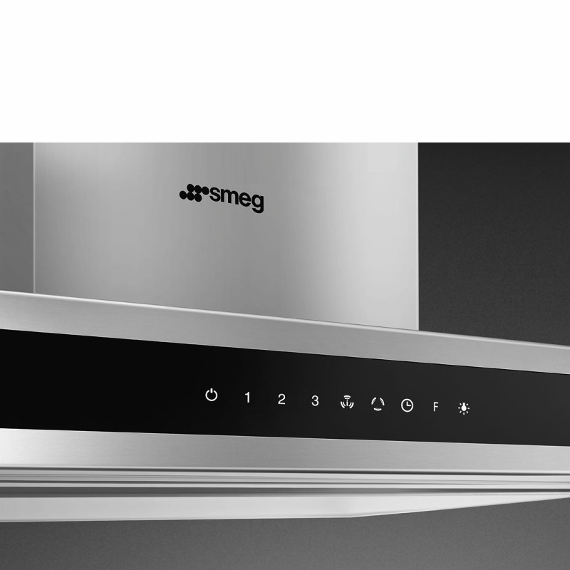 Campana Smeg KLTI12L4X,  isla, Estetica 