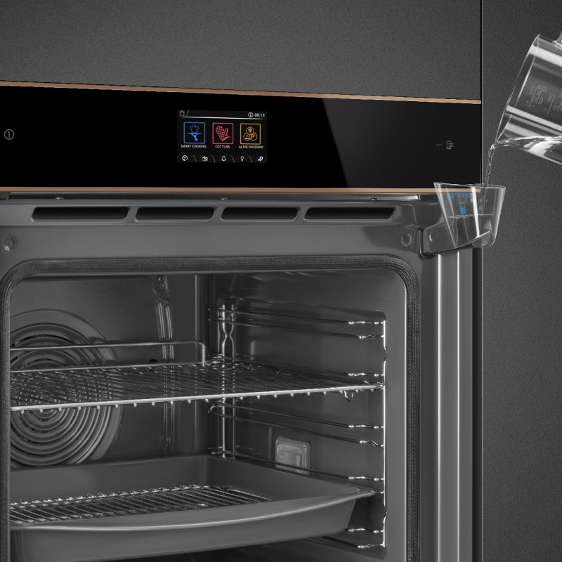 Horno Smeg SOP6604S2PNR, 60 cm, Dolce St