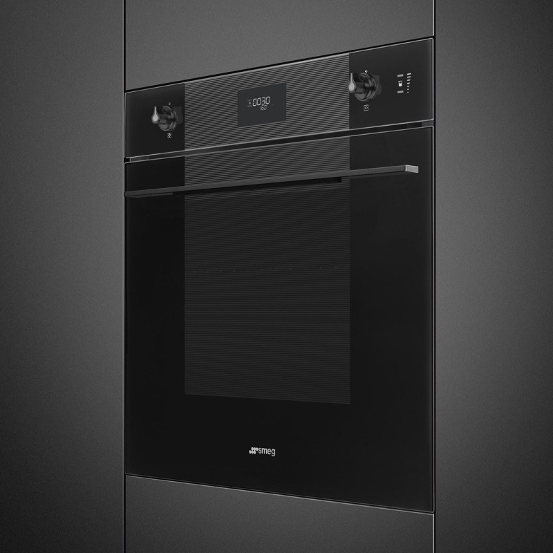 Horno Smeg SOP6101S2B3, de vapor con fun