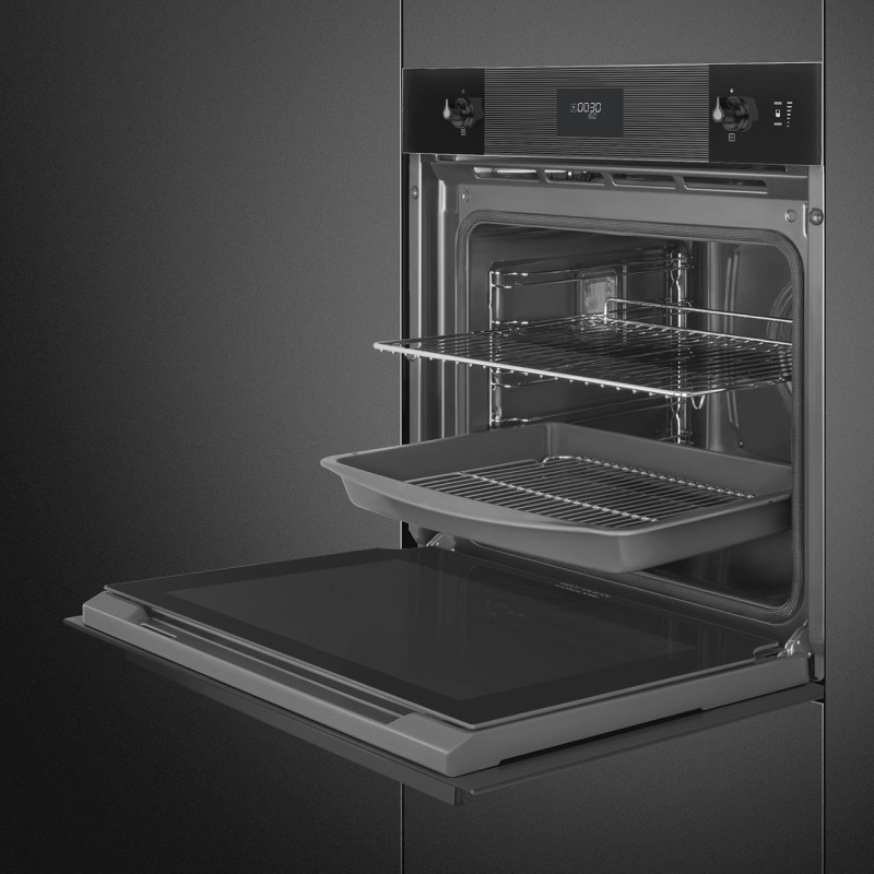 Horno Smeg SOP6101S2B3, de vapor con fun