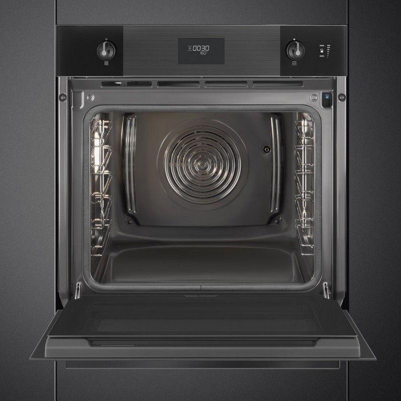 Horno Smeg SOP6101S2B3, de vapor con fun