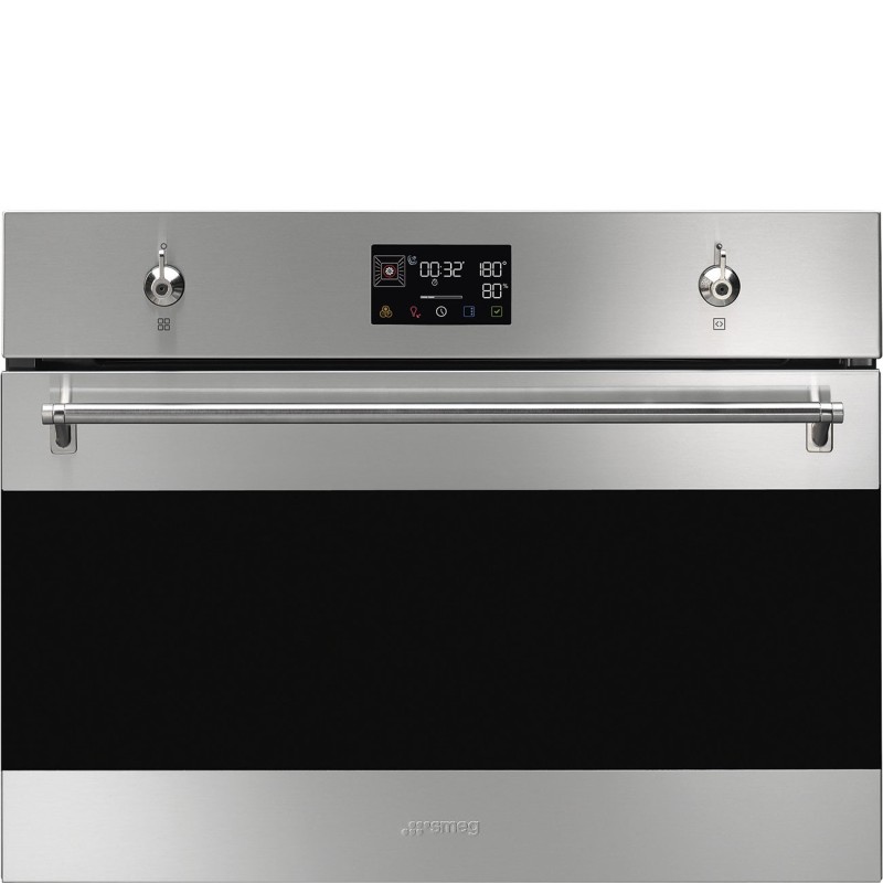 Horno Smeg SO4302S3X, Compacto 45 cm, Cl