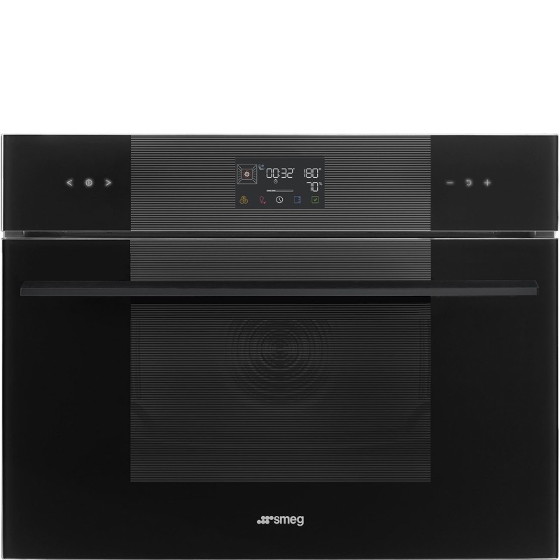 Horno Smeg SO4102S3B3, compacto que comb