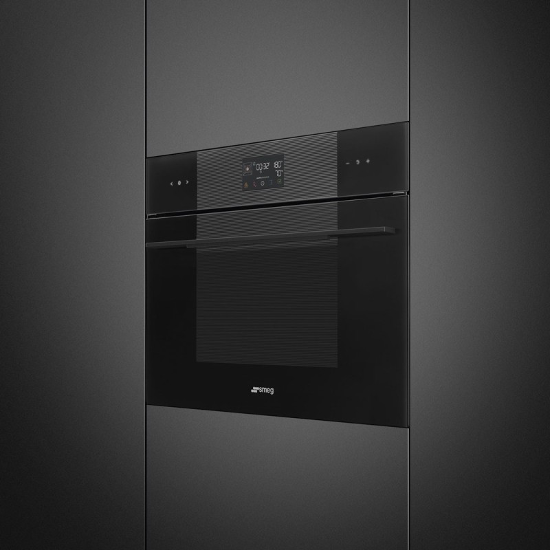 Horno Smeg SO4102S3B3, compacto que comb