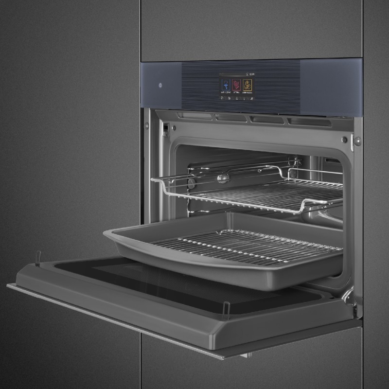 Horno Smeg SO4104APG, 45 cm, Línea, Nept