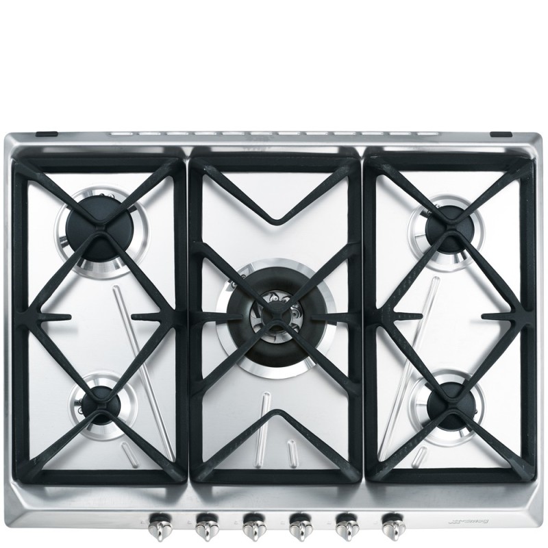 Placa Smeg SRV576GH5,  Gas, Estética Con
