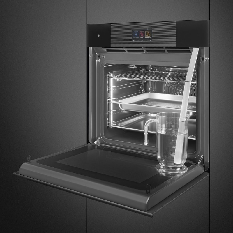 Horno Smeg SO6104APB3, 60 cm, Línea, Neg
