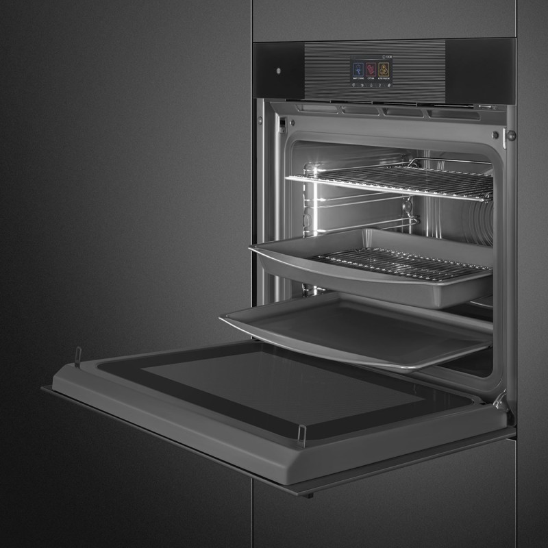 Horno Smeg SO6104APB3, 60 cm, Línea, Neg